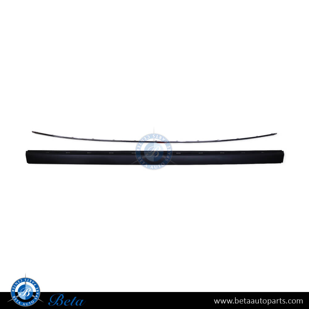 Rear Bumper Strip with Chrome Moulding Elegance for Mercedes C-Class W203 2001-2007 models, Part Number 2038852921 Rear Bumper Strip with Chrome Moulding Elegance for Mercedes C-Class W203 2001-2007 models, Part Number 2038852921